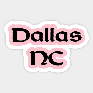 Dallas NC Sticker